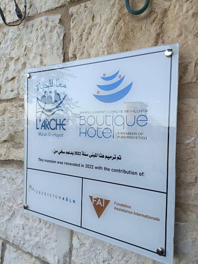Ma'An Lil-Hayat Boutique Hotel Bethlehem Esterno foto